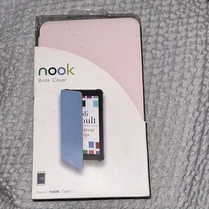 Nook Tablet Cover in Soft Pink tablet 7” pale quartz